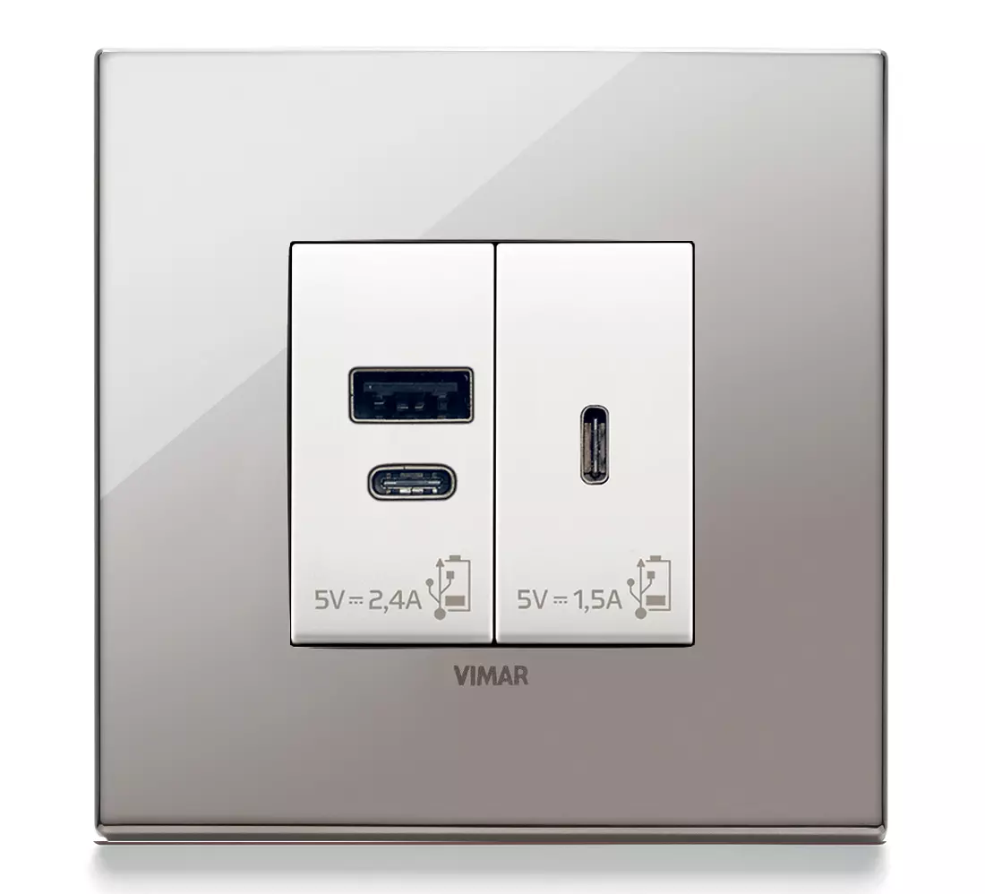 Accessiq Vimar USB uttag